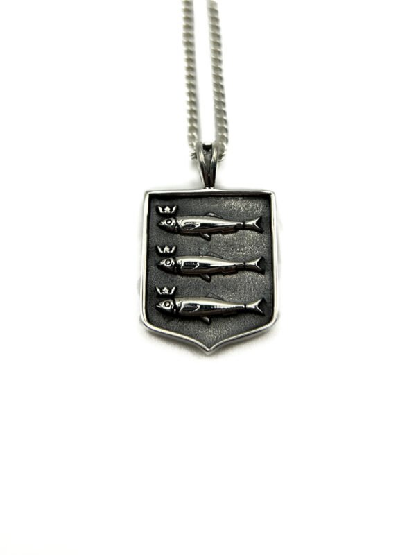 ketting met schevenings wapen in zilver