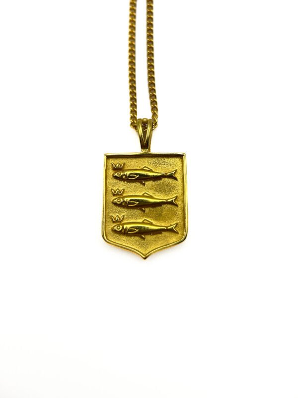 ketting met schevenings wapen in goud
