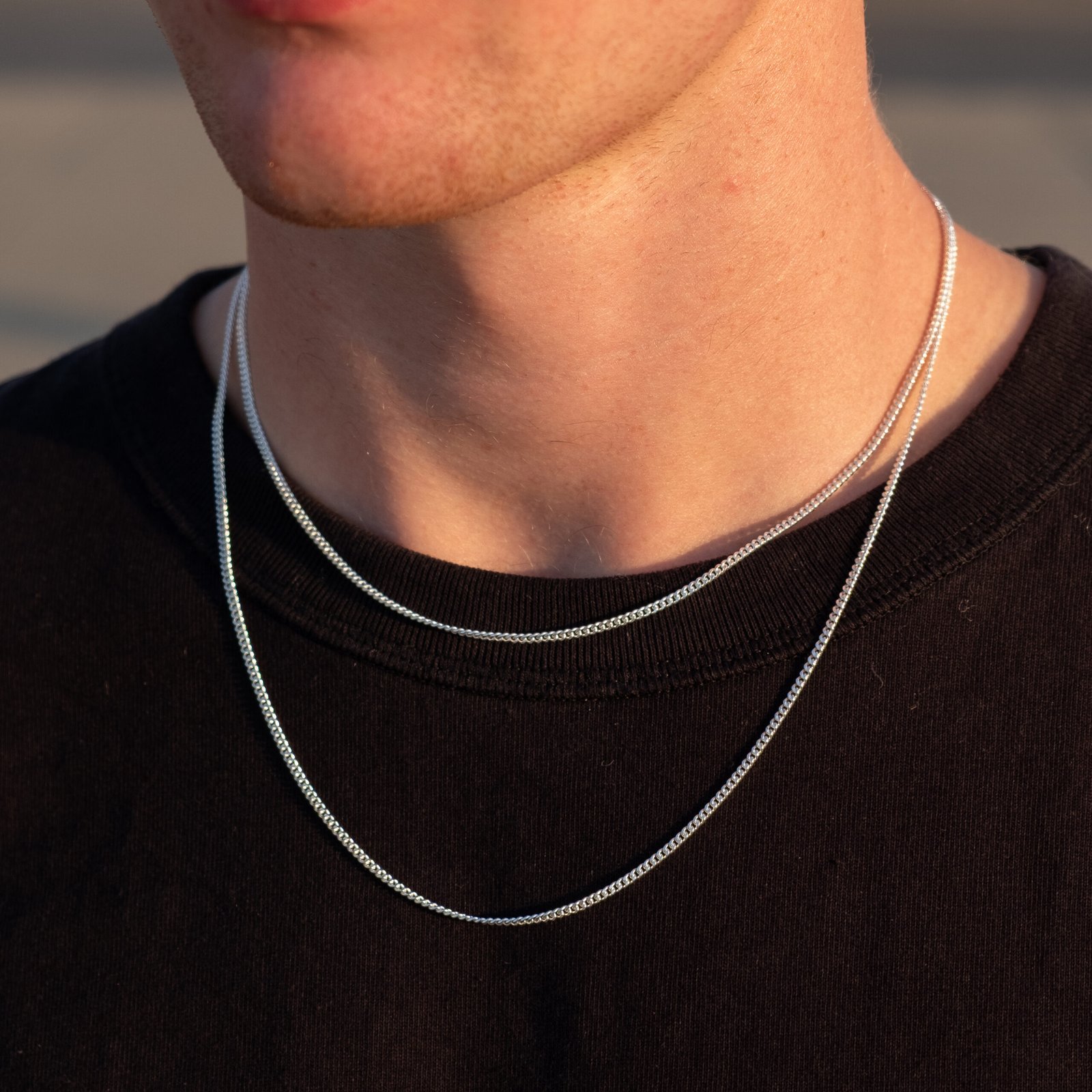 Zilveren Cuban ketting 2 mm 925 sterling zilver - Afbeelding 2