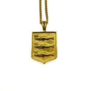 ketting met schevenings wapen in goud