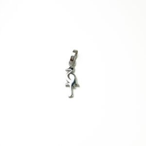 ooievaars hanger zilver klein