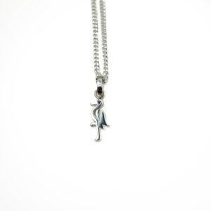 ketting met ooievaars hanger zilver klein