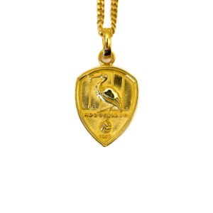 ADO Den Haag gouden hanger met ketting