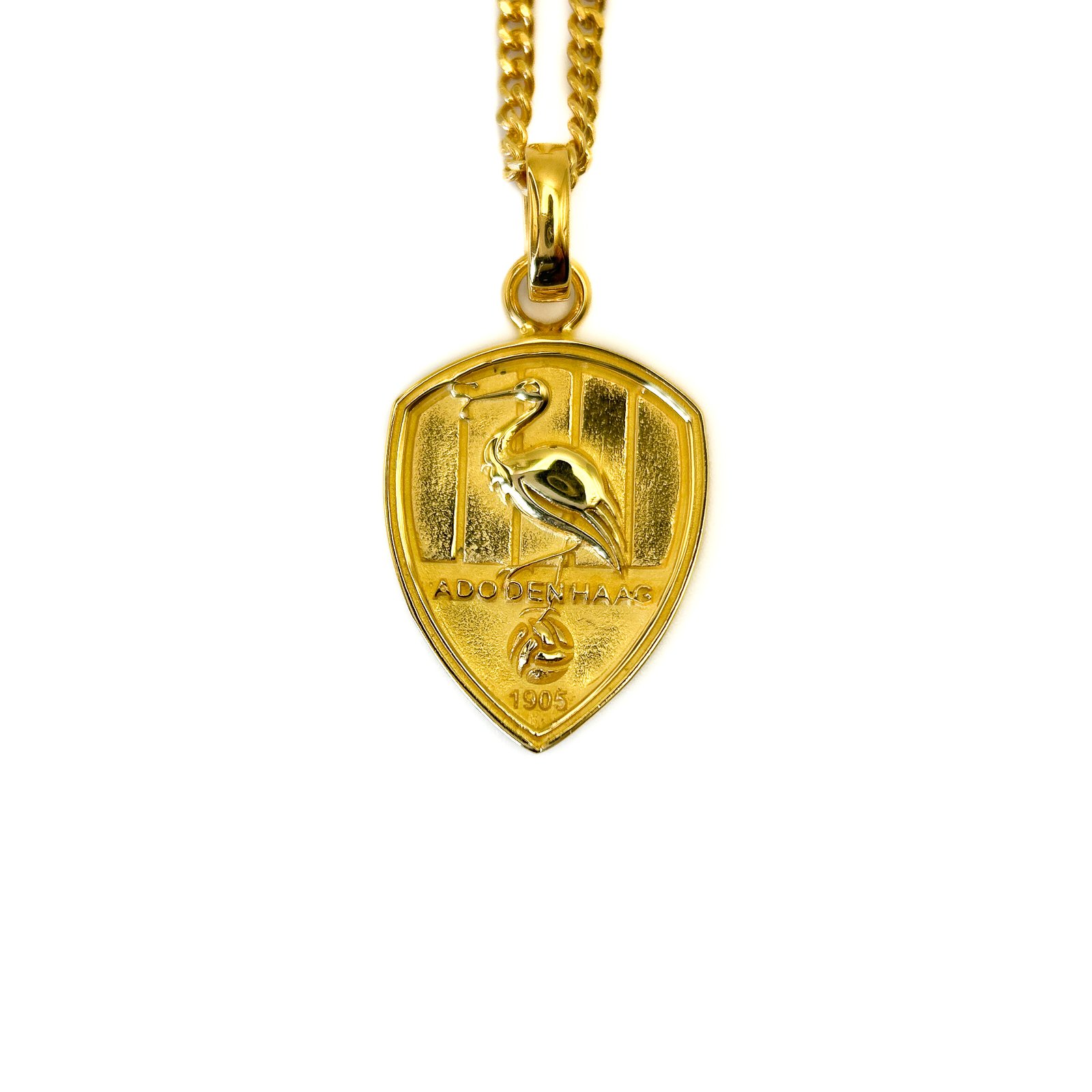 ADO Den Haag gouden hanger met ketting